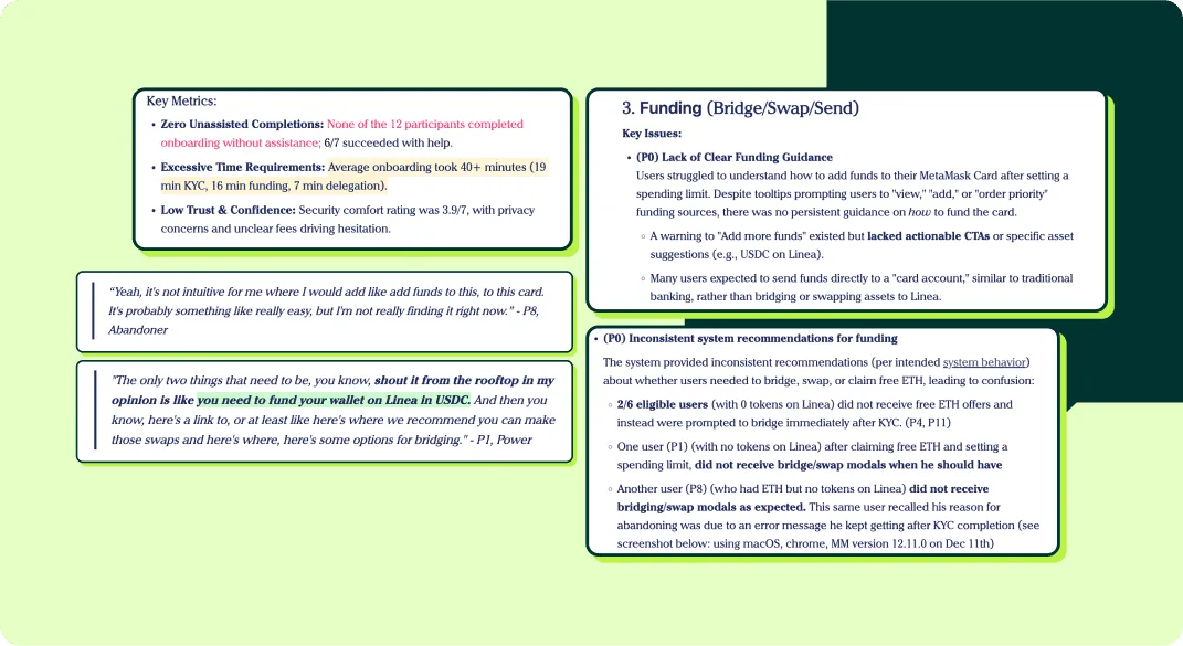 MetaMask Card onboarding, before the redesign
